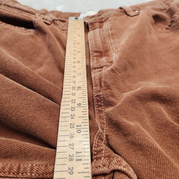 Free People Women's Straight Leg Jeans in Brown - Picture 6 of 12